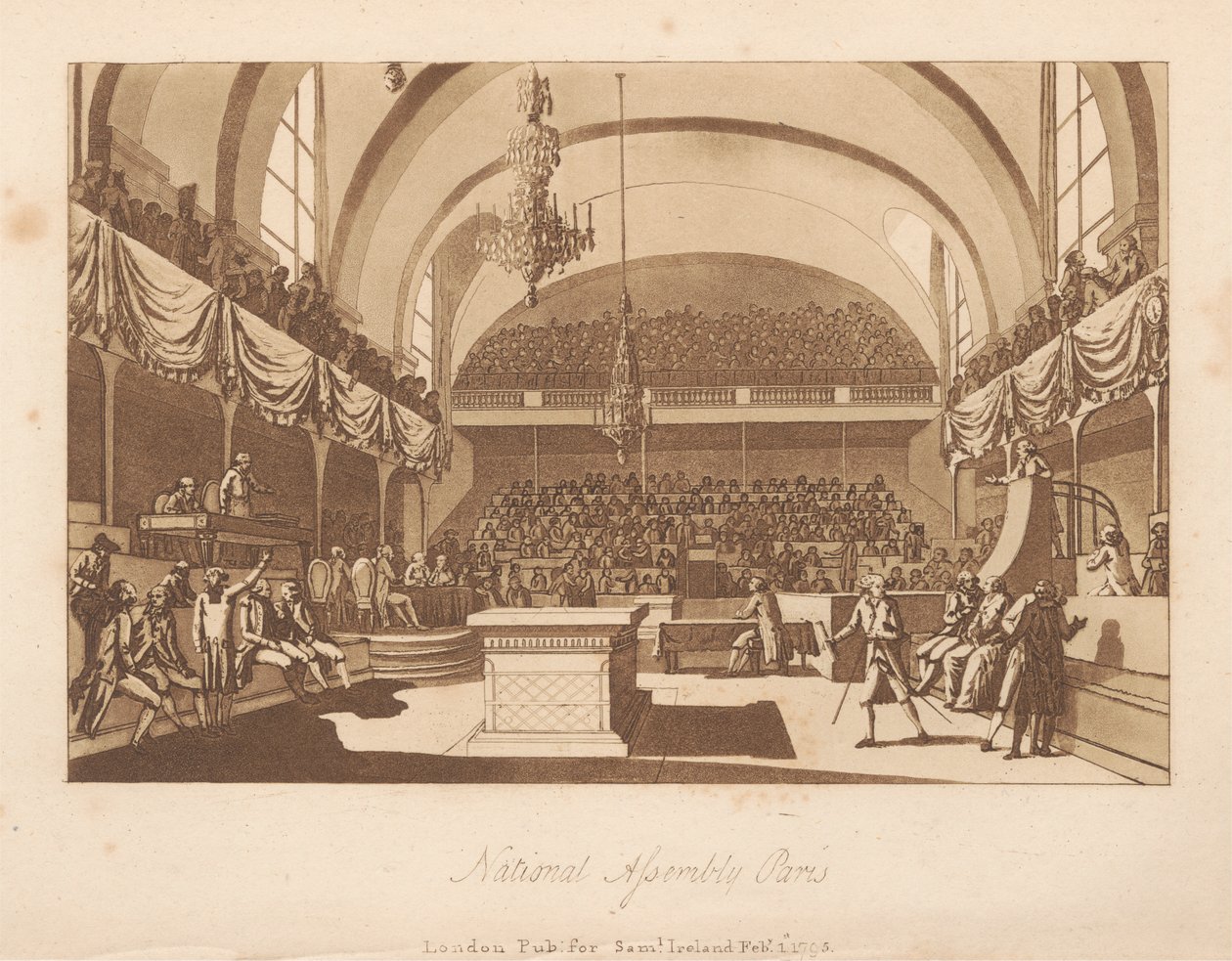 Nasjonalforsamlingen, Paris av Unknown artist