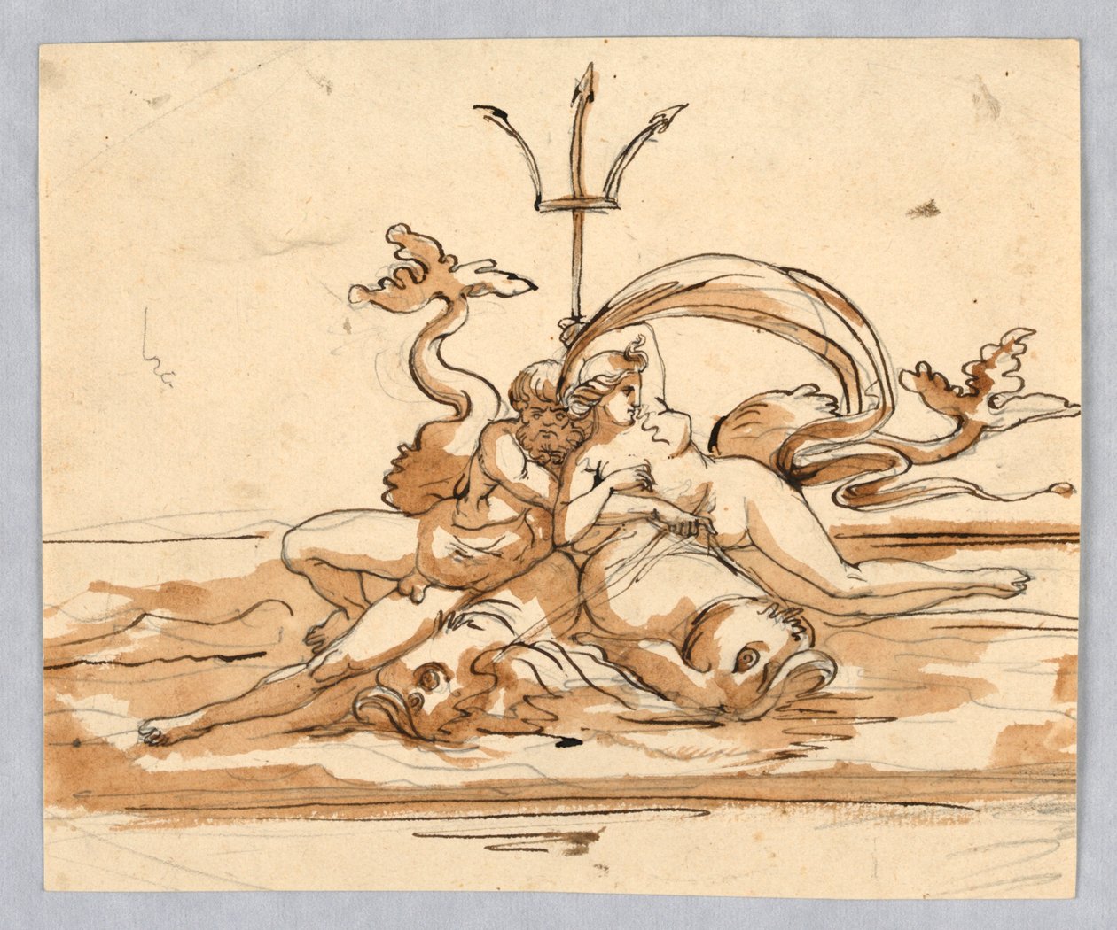 Neptun og amfitritt av Unknown artist