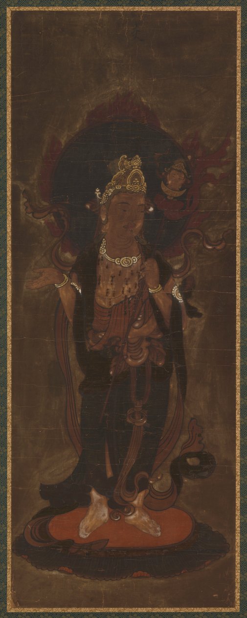 En av de tolv devaene: Emma-ten (<em>Yama</em> eller <em>Suyama-deva</em>?) av Unknown artist