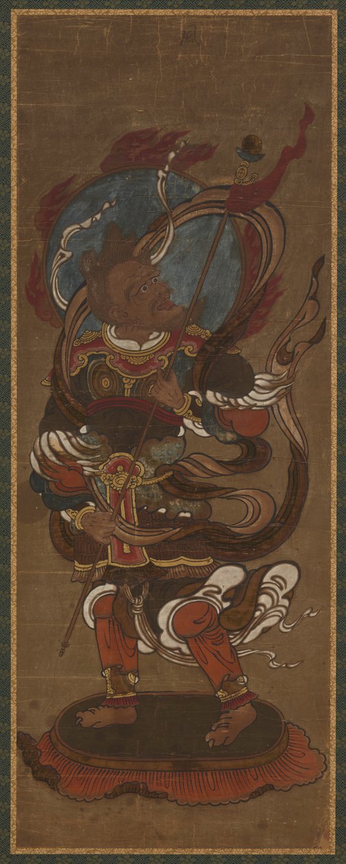 En av de tolv devaene: Fu-ten (<em>Vayu</em>) av Unknown artist