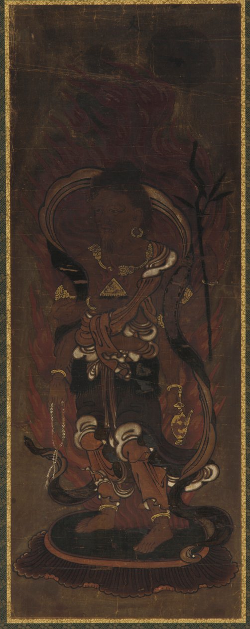 En av de tolv devaene: Kwa-ten (<em>Agni</em>) av Unknown artist