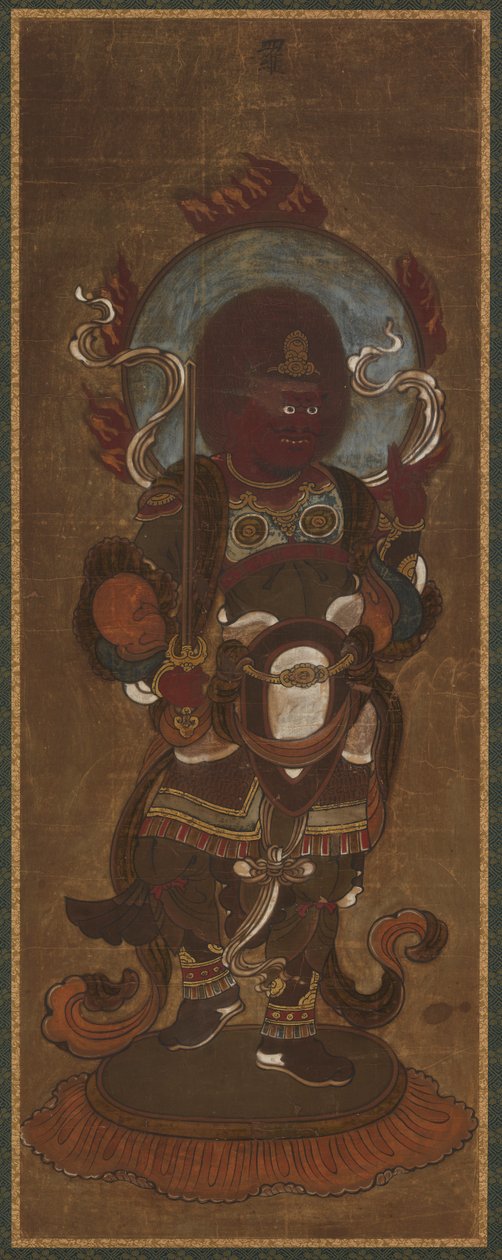 En av de tolv devaene: Rasetsu-ten (<em>Raksasa</em>, nærmere bestemt <em>Nirrti</em>) av Unknown artist