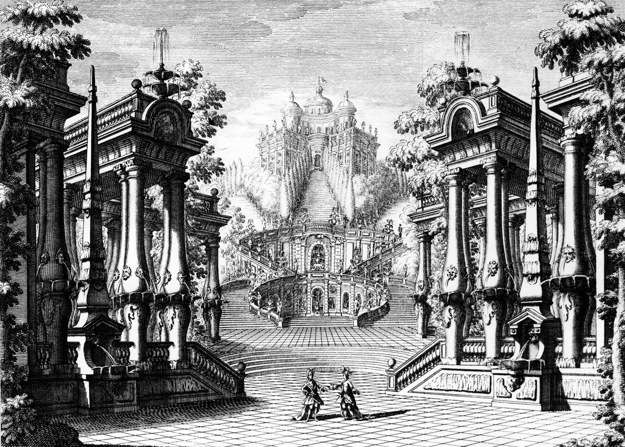 Opera: "" La Clemenza di Tito "", Antonio Mazzoni, musikk av Mozart, Lisboa 1755, Bibl. av operaen. av Unknown artist