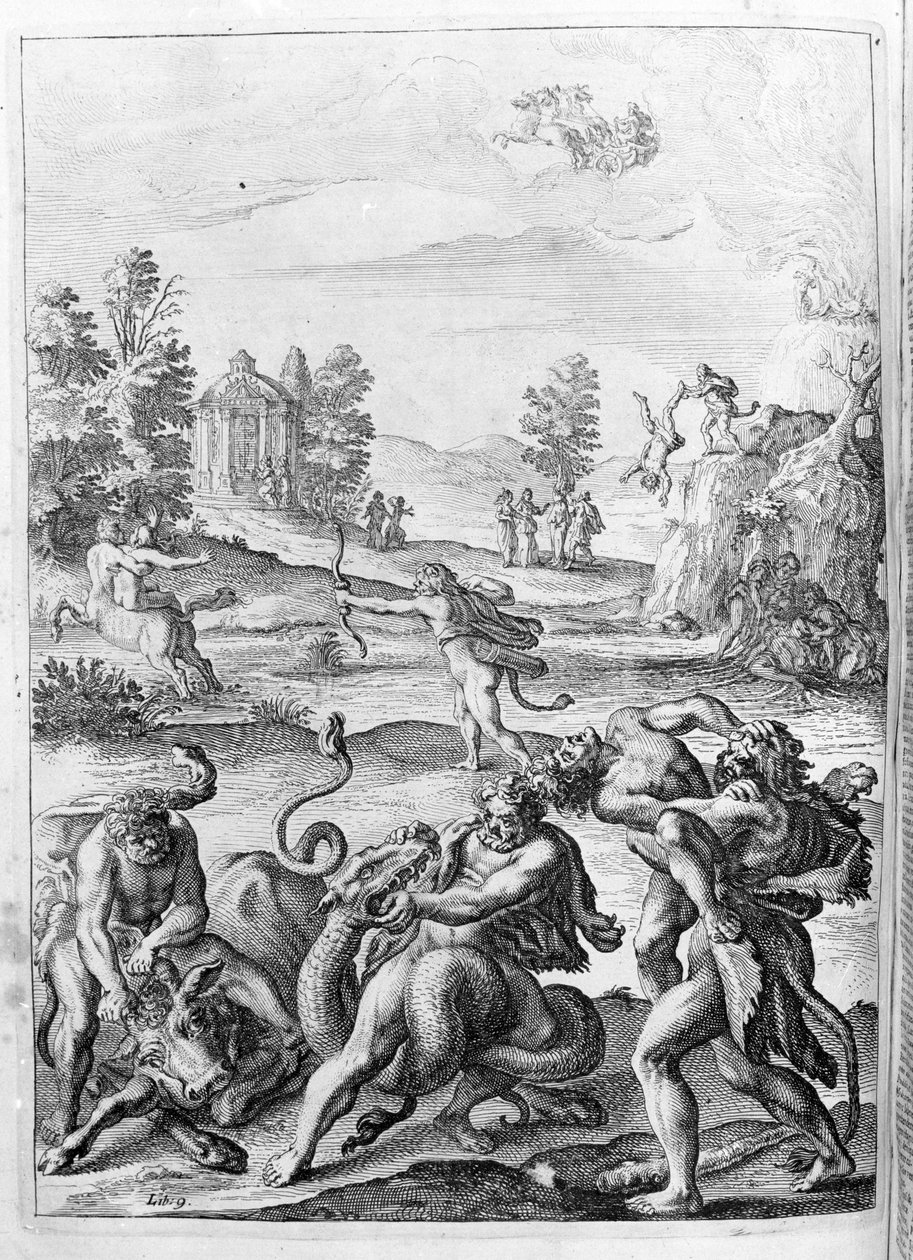 Ovid (Ovidius) - illustrasjon til bok 15 - (P. Ovids Metamorphoses of the Night av Unknown artist
