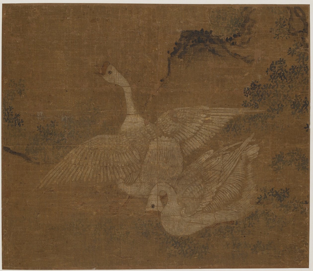 Et par tamgjess av Unknown artist