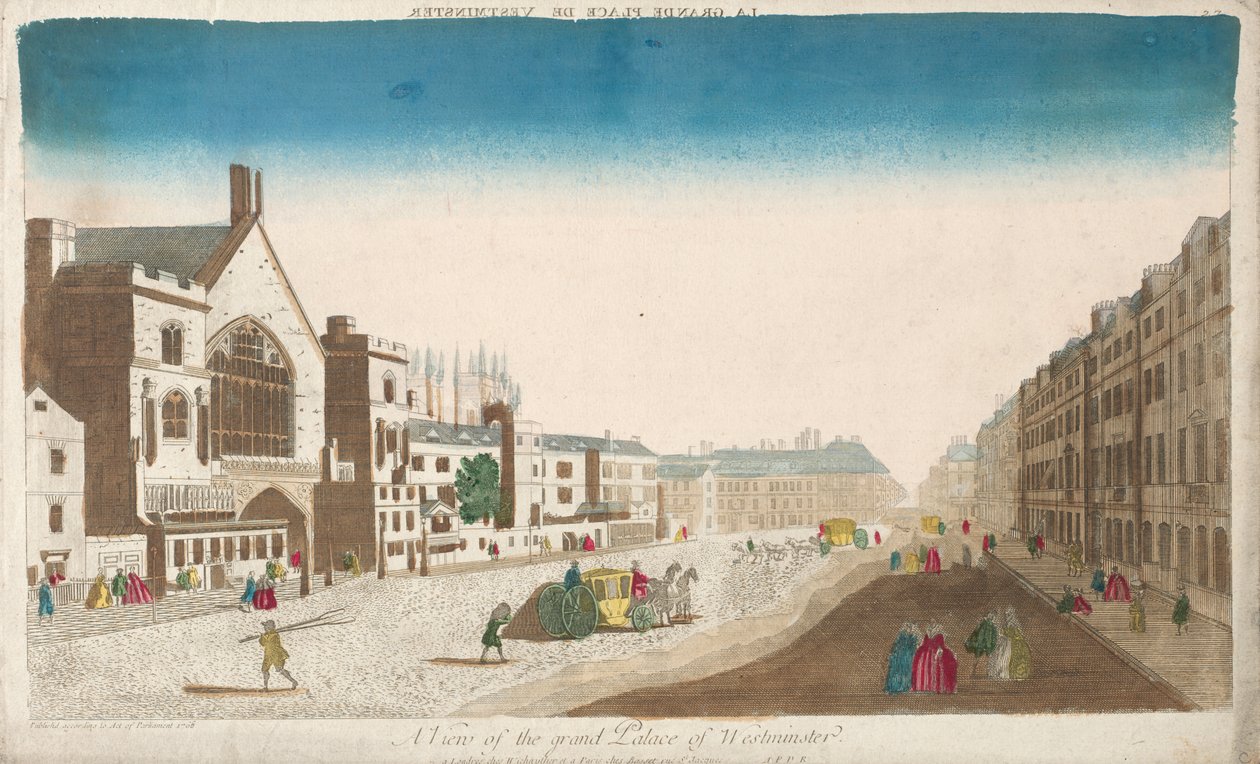 Palace of Westminster av Unknown artist