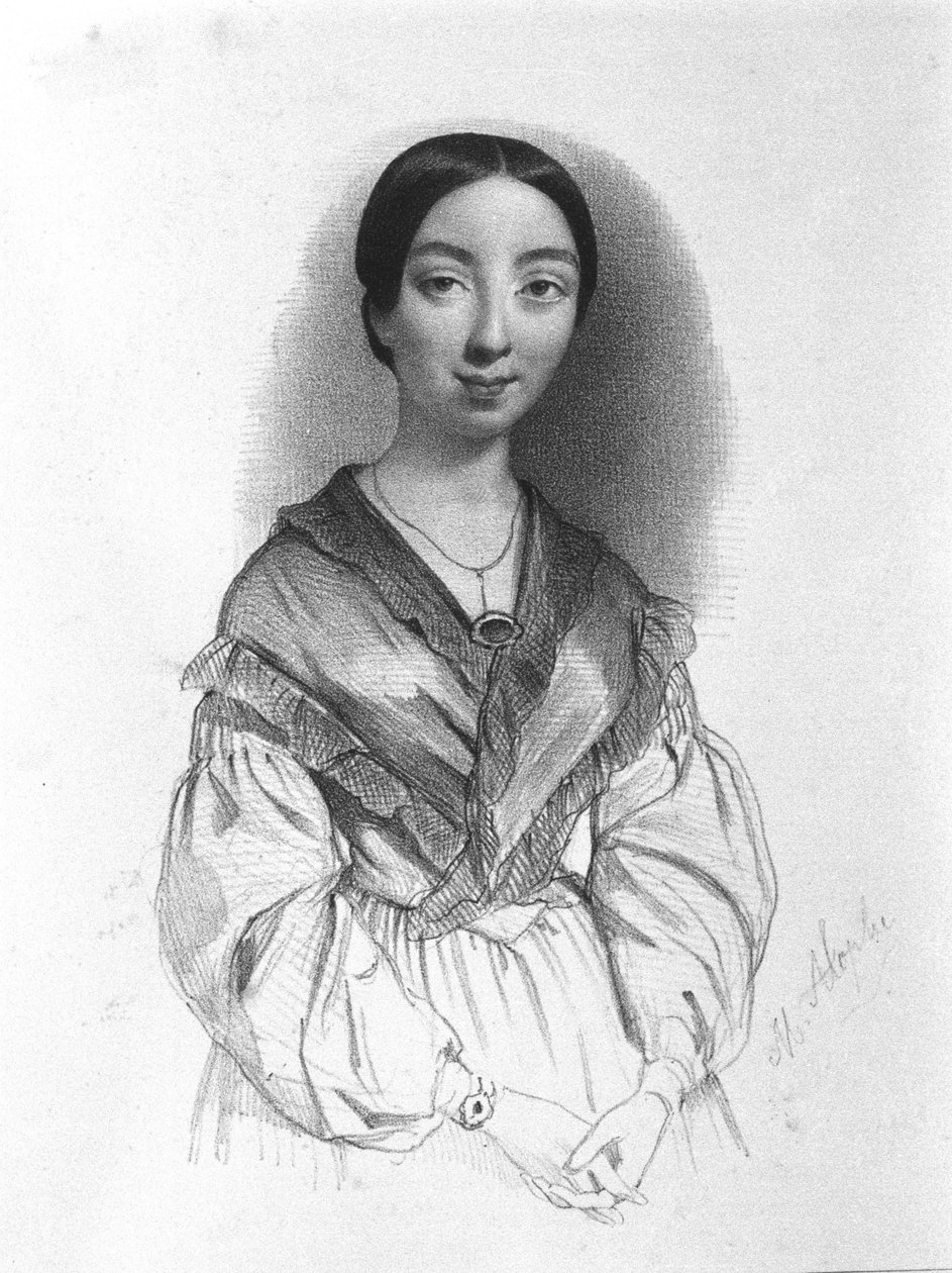 Pauline Viardot - Garcìa (1821-1910), fransk sanger. av Unknown artist