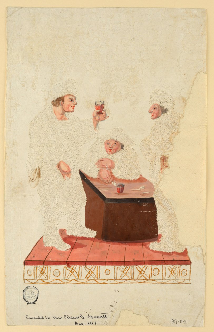 Bønder i en kabaret av Unknown artist