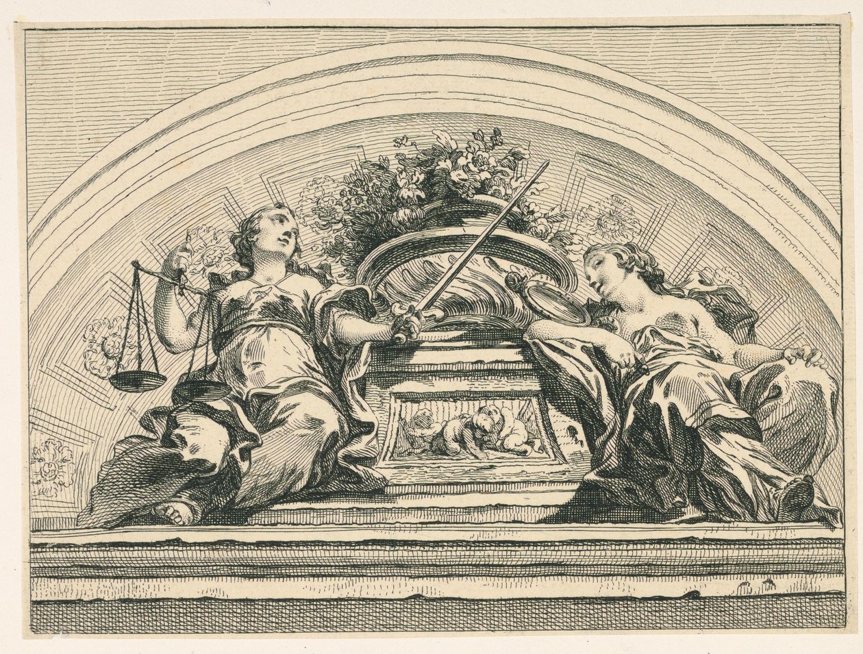 Pediment av Unknown artist