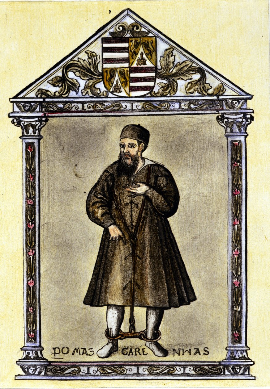 Pedro Mascarenhas (portugisisk navigatør) lenket. av Unknown artist