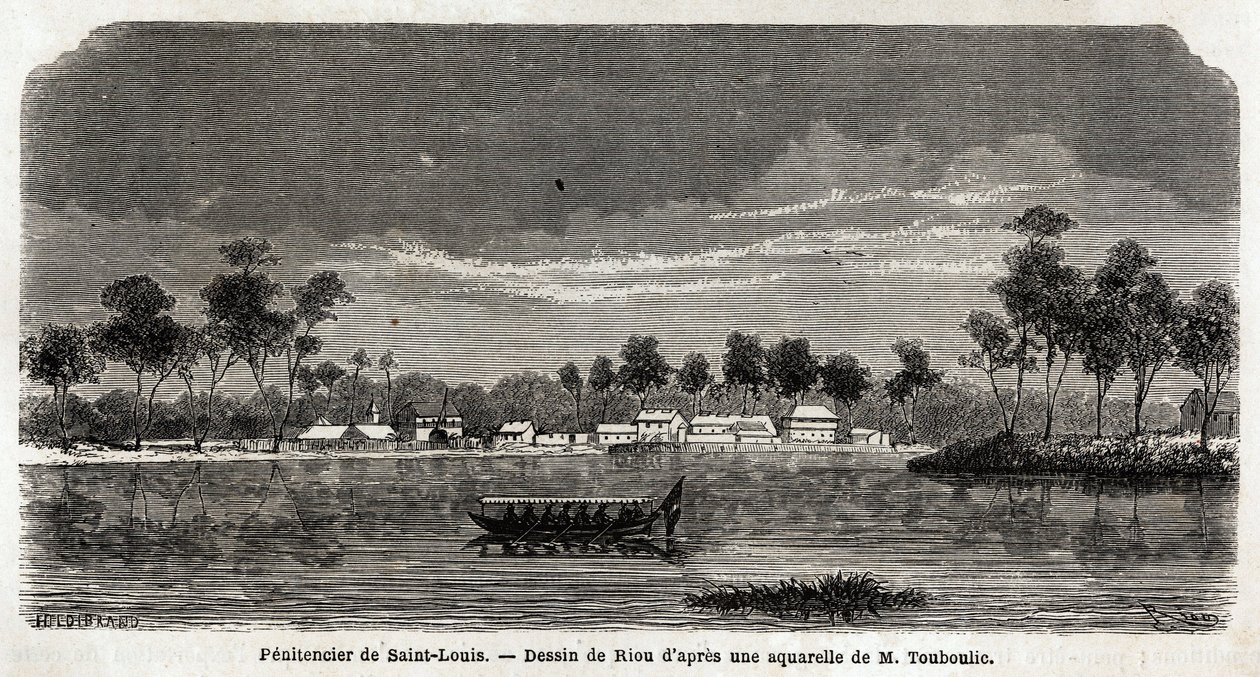 Penitencier of Saint Louis of French Guyana, organisert eksklusivt for tømmerhogst på vegne av regjeringen, etablert i 1859 som en forlengelse av penitencier of Saint Laurent som ble utilstrekkelig, de var helt uavhengige, men lokaliserte fire av Unknown artist