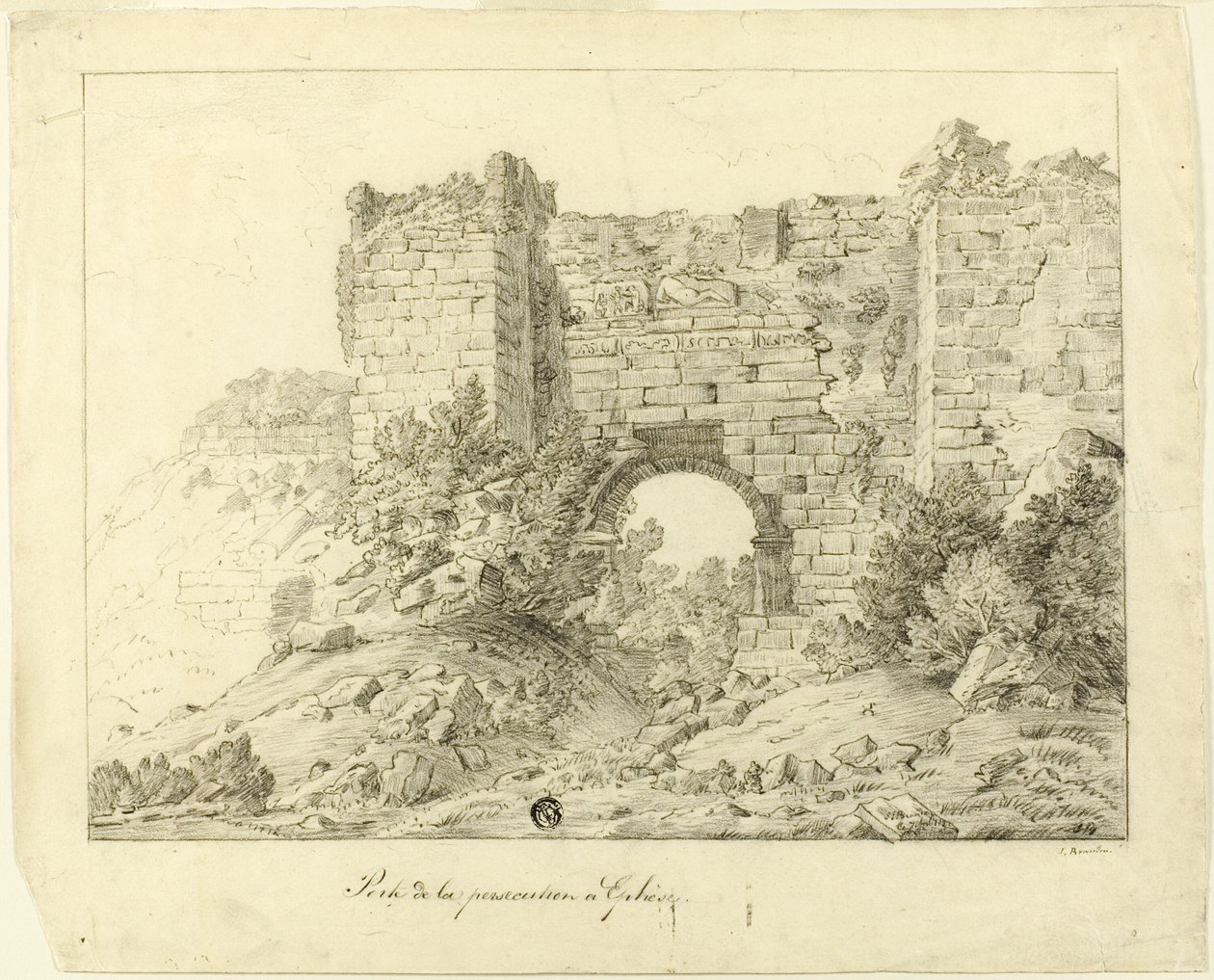 Forfølgelsesportal, Efesos av Unknown artist