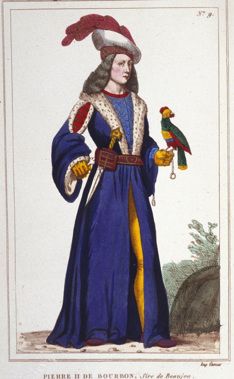 Peter II, Sire de Beaujeu, hertug av Bourbon (1439-1503). av Unknown artist