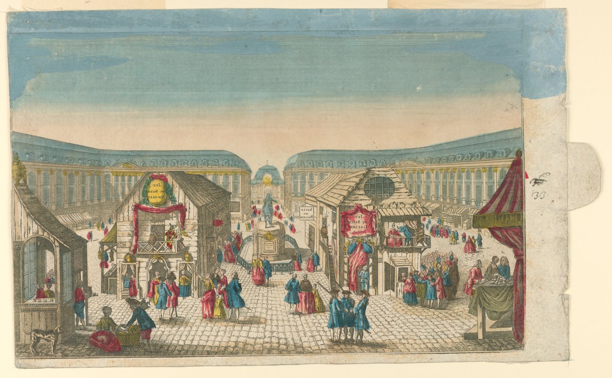 Place Vendôme under messen i Saint-Ovide, Paris av Unknown artist