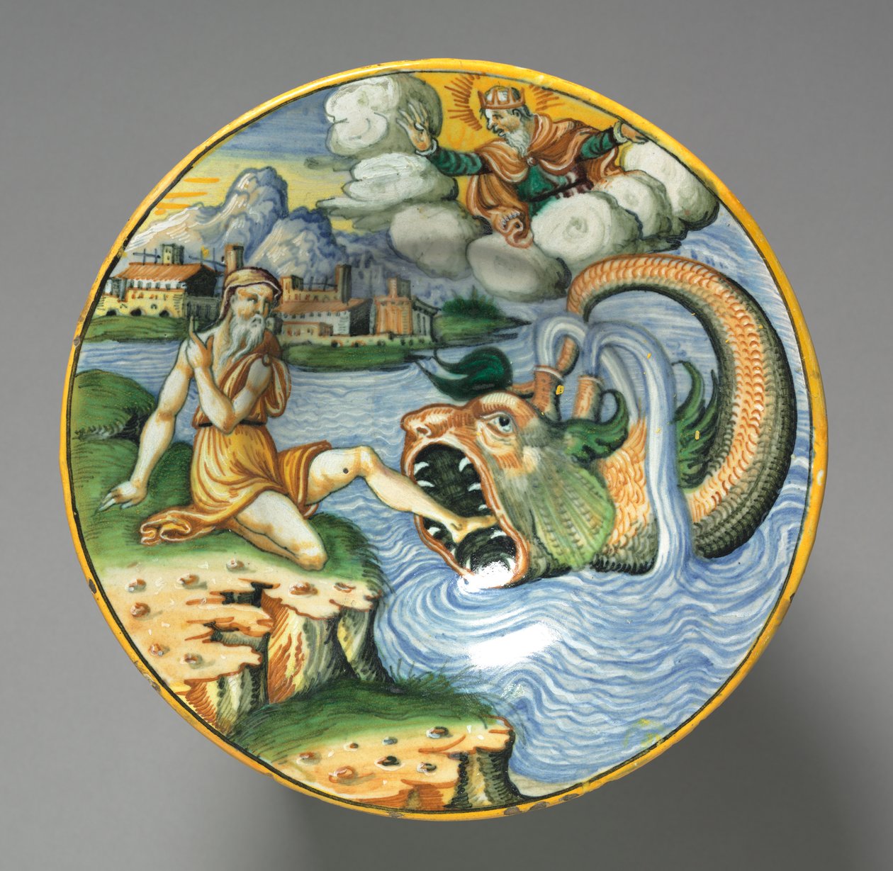 Plate som viser Jonas av Unknown artist