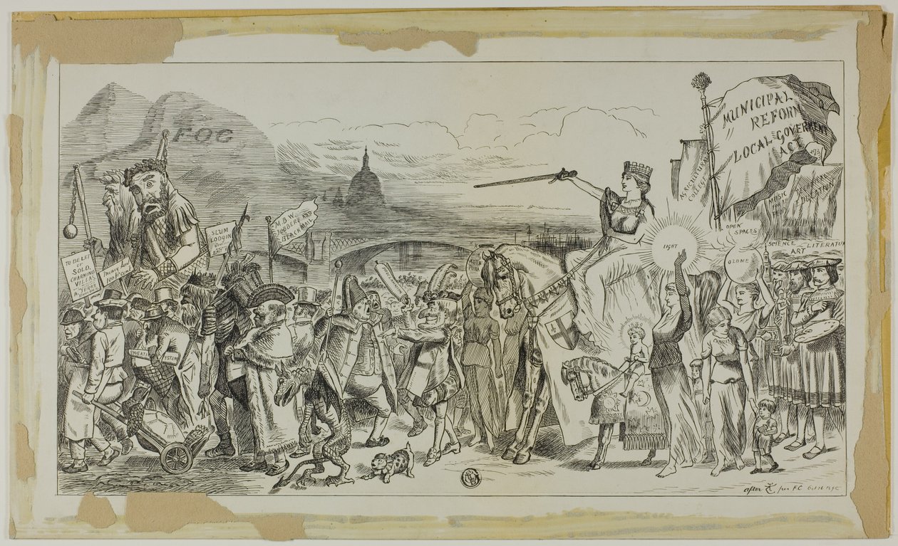 Politisk tegneserie av Unknown artist