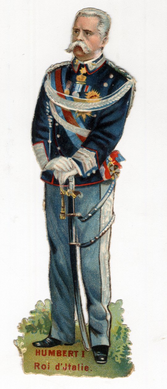Portrait Humbert I (Umberto I av Unknown artist