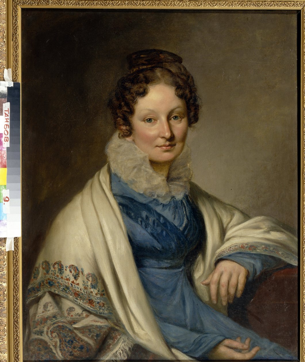 Portrett av Sofia Ivanovna Boratinskaya (ikke Baryshnikova av Unknown artist