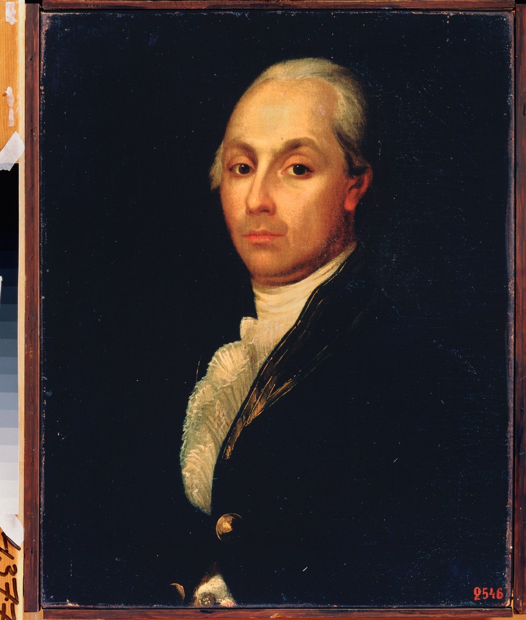 Portrett av forfatteren Alexander Radishchev (Radishchev) (1749-1802). Anonymt maleri, olje på lerret, før 1790. Russisk kunst av Unknown artist