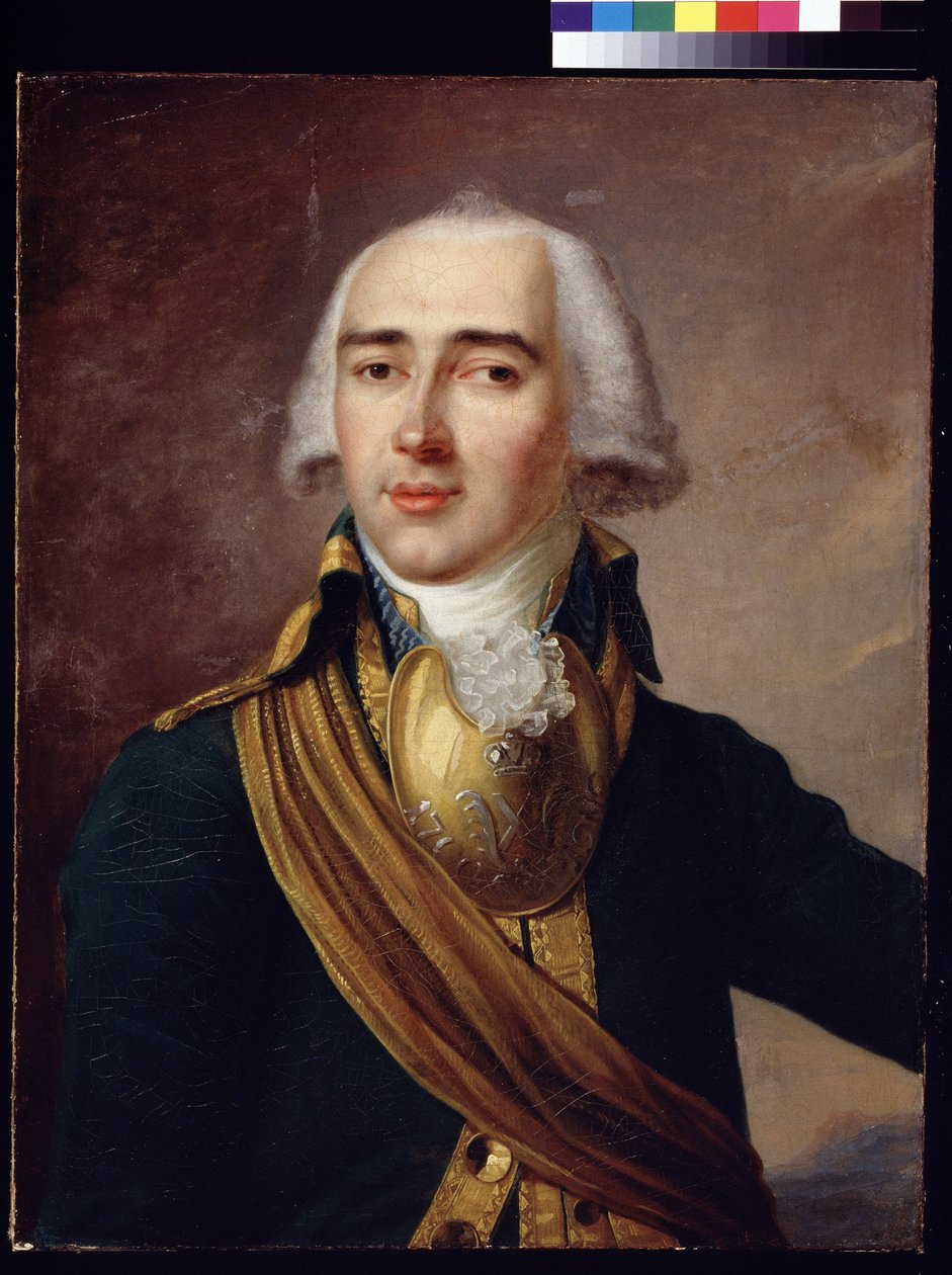 Portrett av poeten Ivan Dmitriev (1760-1837) (Portrett av poeten Ivan Dmitriev). Anonymt maleri. Olje på lerret, 65 x 50,4 cm, ca 1790. Klassisisme. Statens historiske museum, Moskva. av Unknown artist