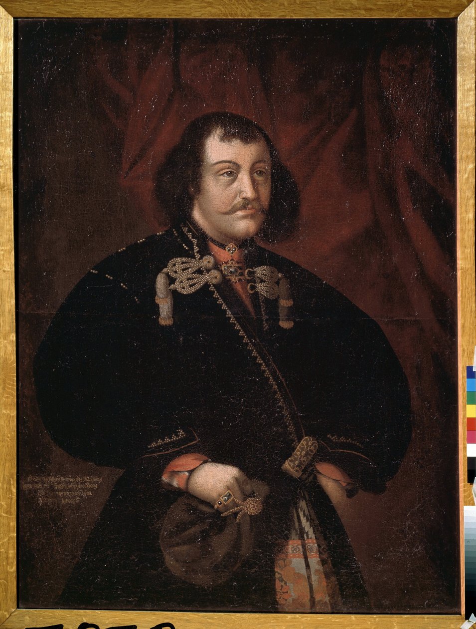 Portrett av palasstjener Grigory Godunov (Portrett av palasstjener Grigory Godunov). Anonymt maleri. Olje på lerret av Unknown artist