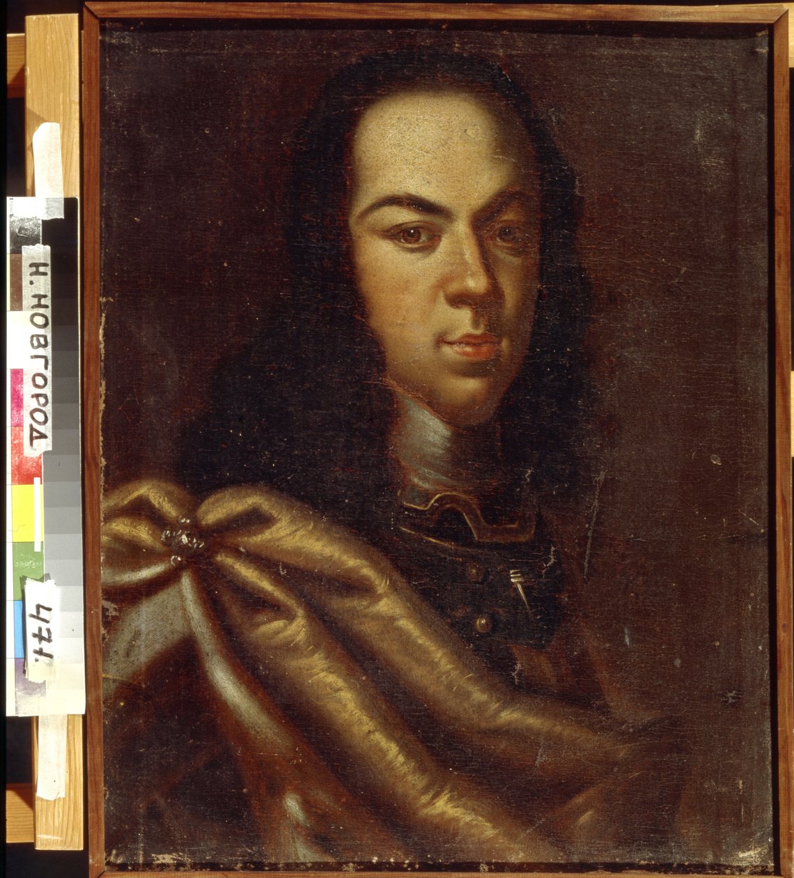 ""Portrett av Tsarevich eller storhertug Alexis Petrovich Romanov av Russland (1690-1718)"" Anonymt maleri fra 1700-tallet - Statens kunstmuseum, Nizhny Novgorod av Unknown artist