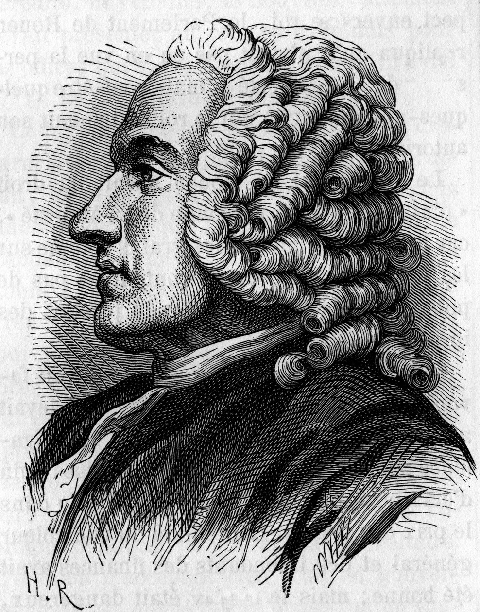 Portrett av Abbe Terray (Terray) fransk statsmann, finanskontrollør (1715-1778). av Unknown artist