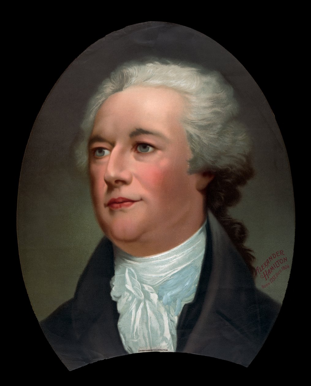 Portrett av Alexander Hamilton av Unknown artist