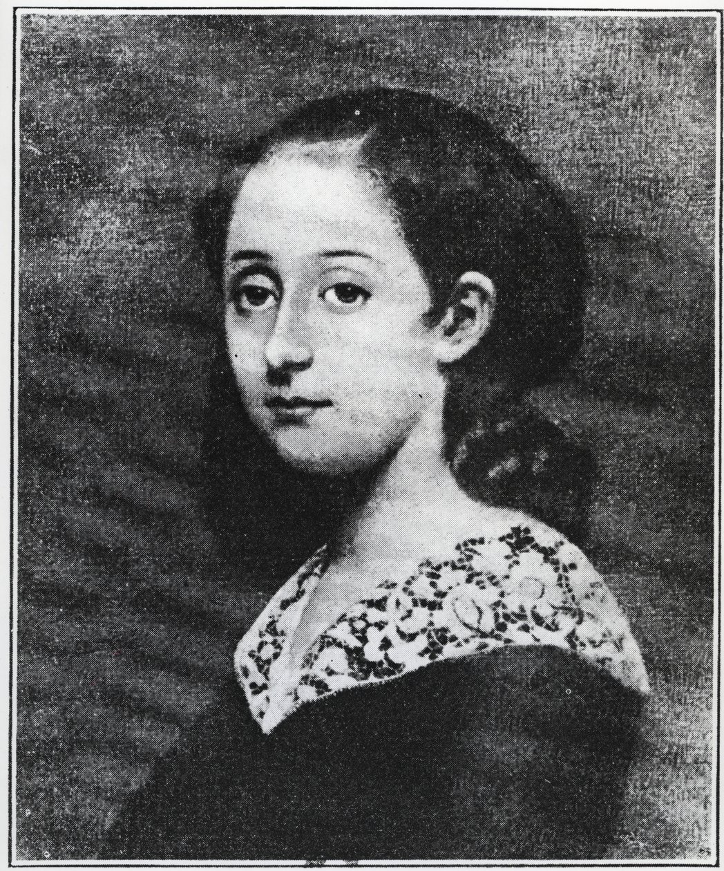 Portrett av Aline Chazal-Tristan av Unknown artist