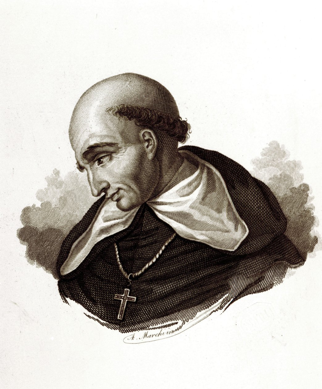 Portrett av Bartolome de Las Casas (1474-1566). av Unknown artist