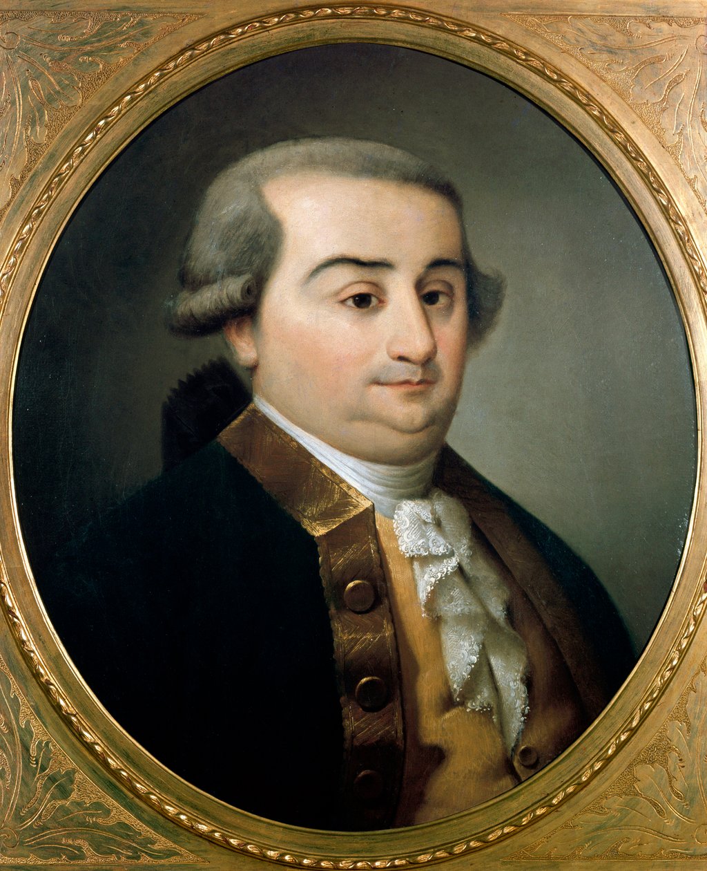 Portrett av Cesare Beccaria (Bonesana), Marquis de Beccaria (1738 - 1794), italiensk jurist og økonom. Anonymt maleri fra 1700-tallet. Museo de Milan. Milan Italia - Portrett av Cesare Bonesana, Marquess de Beccaria (1738-1794), italiensk jurist og av Unknown artist