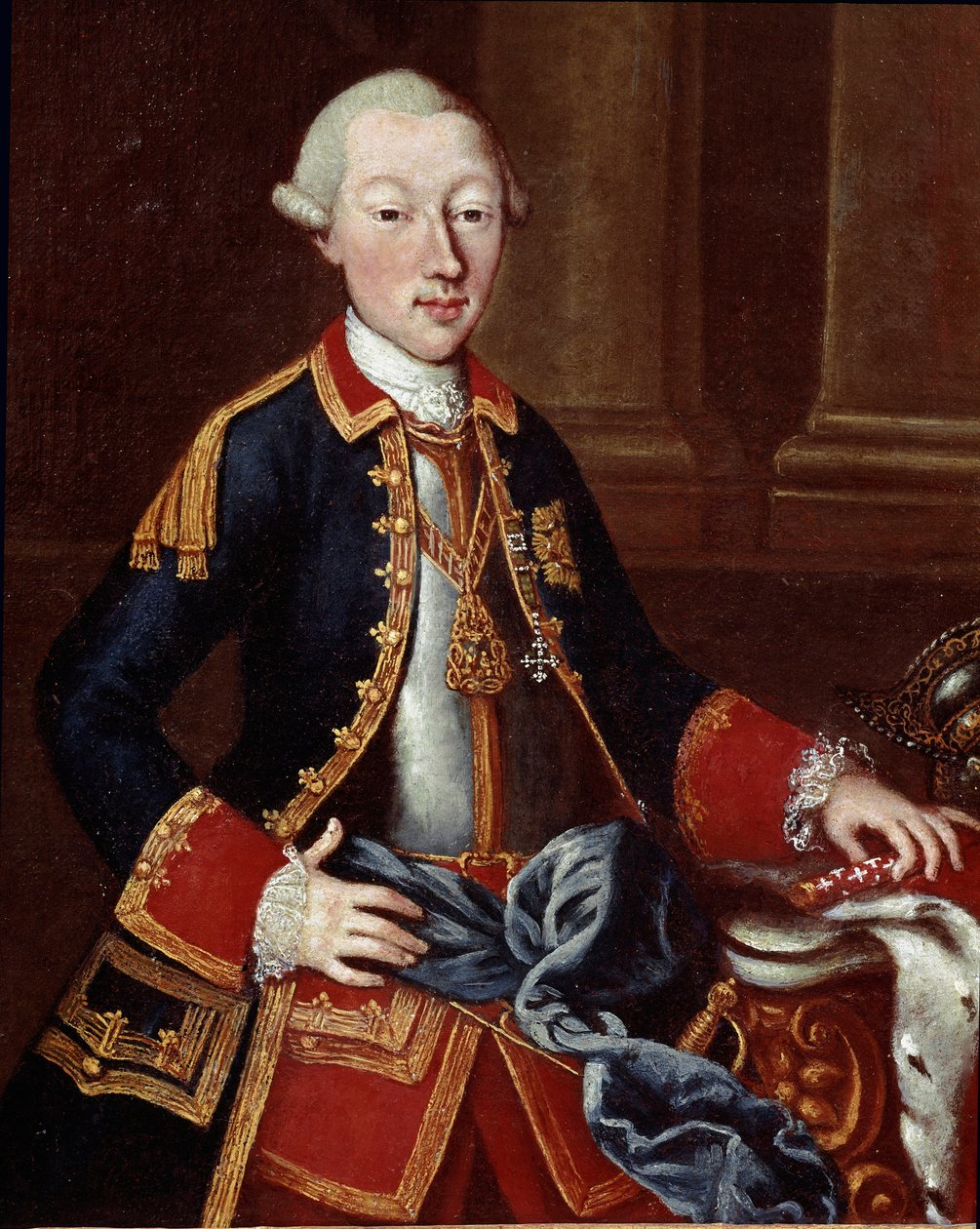 Portrett av Charles Emmanuel IV av Savoy (Carlo Emanuele IV di Savoia eller Charles Emmanuel IV av Sardinia) (1751-1819) Anonymt maleri. Museo del Risorgimento Roma fra 1700-tallet av Unknown artist