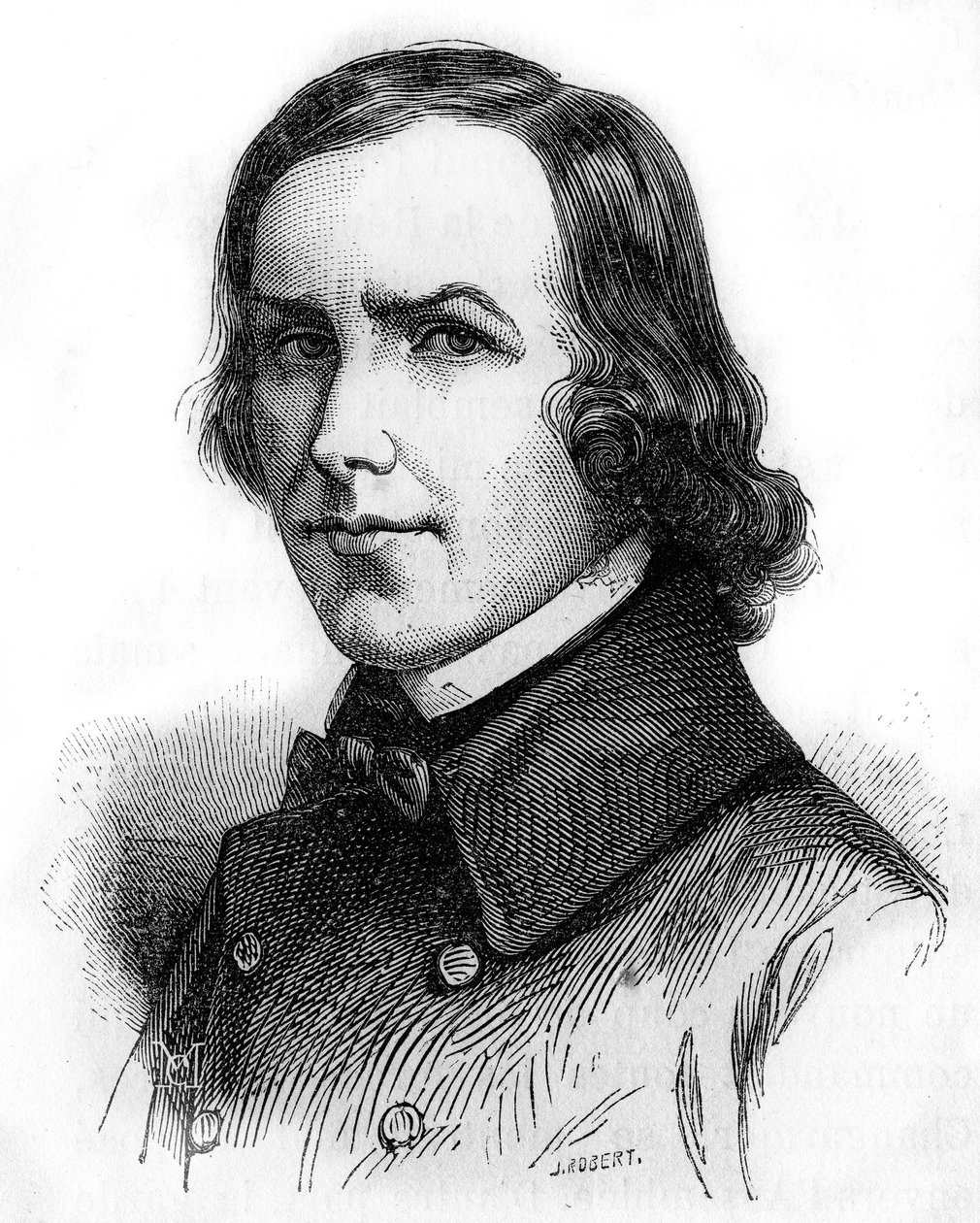 Portrett av Charles Forbes, greve av Montalembert (1810 - 1870), fransk journalist og politiker. av Unknown artist