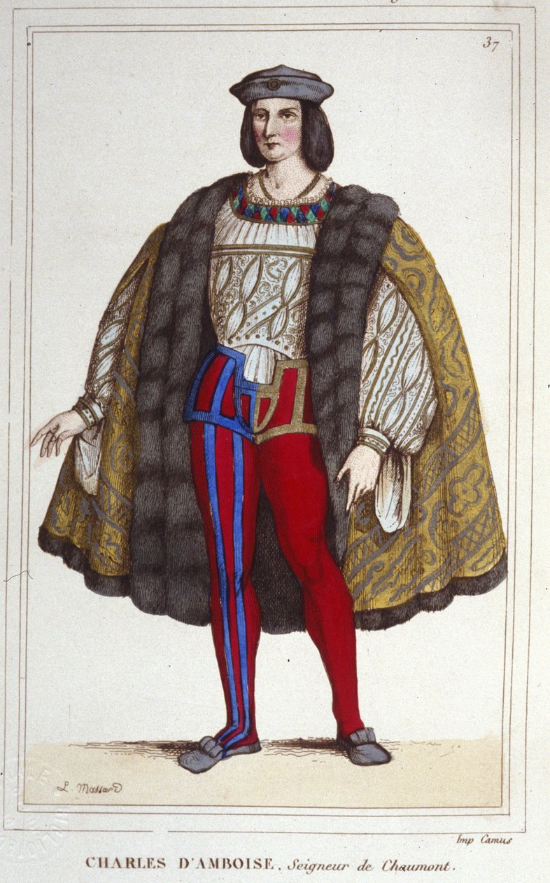 Portrett av Charles II av Amboise (1473-1511) Lord of Chaumont. av Unknown artist