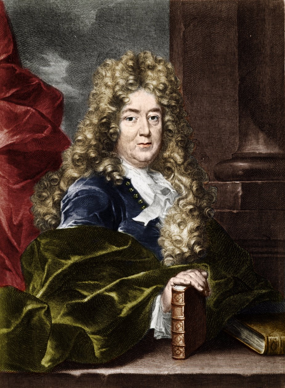 Portrait of Charles Perrault (1628-1703) French writer. av Unknown artist