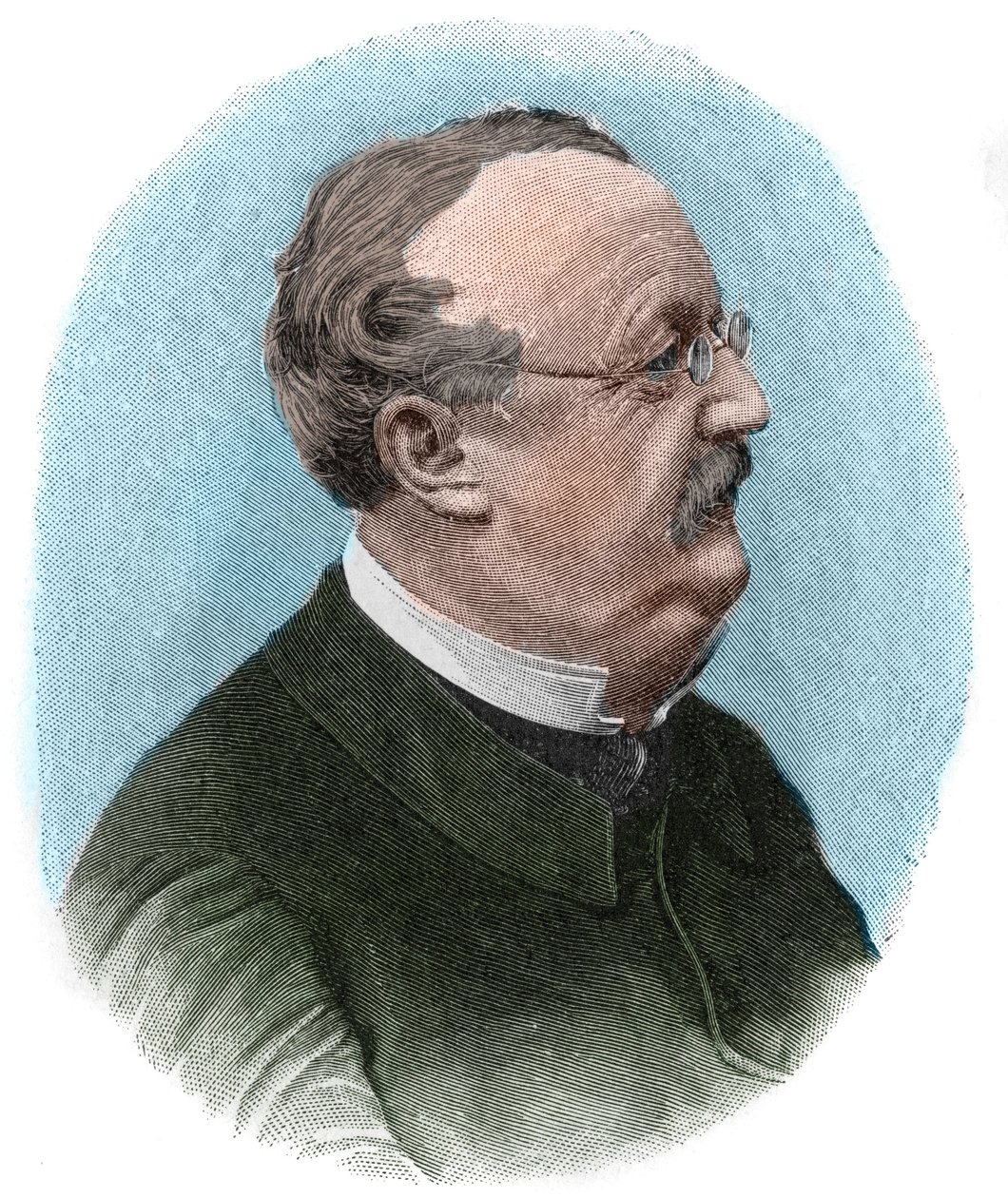 Portrett av Conrad (Konrad) Ferdinand Meyer (1825-1898) sveitsisk poet og forfatter på tysk. av Unknown artist