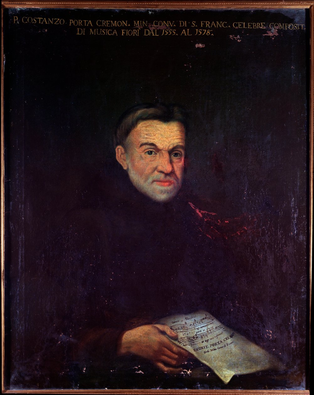 Portrett av Costanzo Porta, italiensk komponist (maleri av Unknown artist