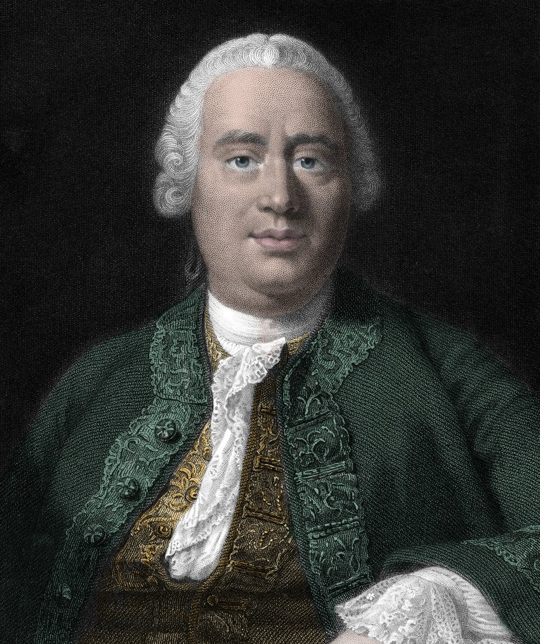Portrett av David Hume, skotsk filosof (1711-1776). av Unknown artist