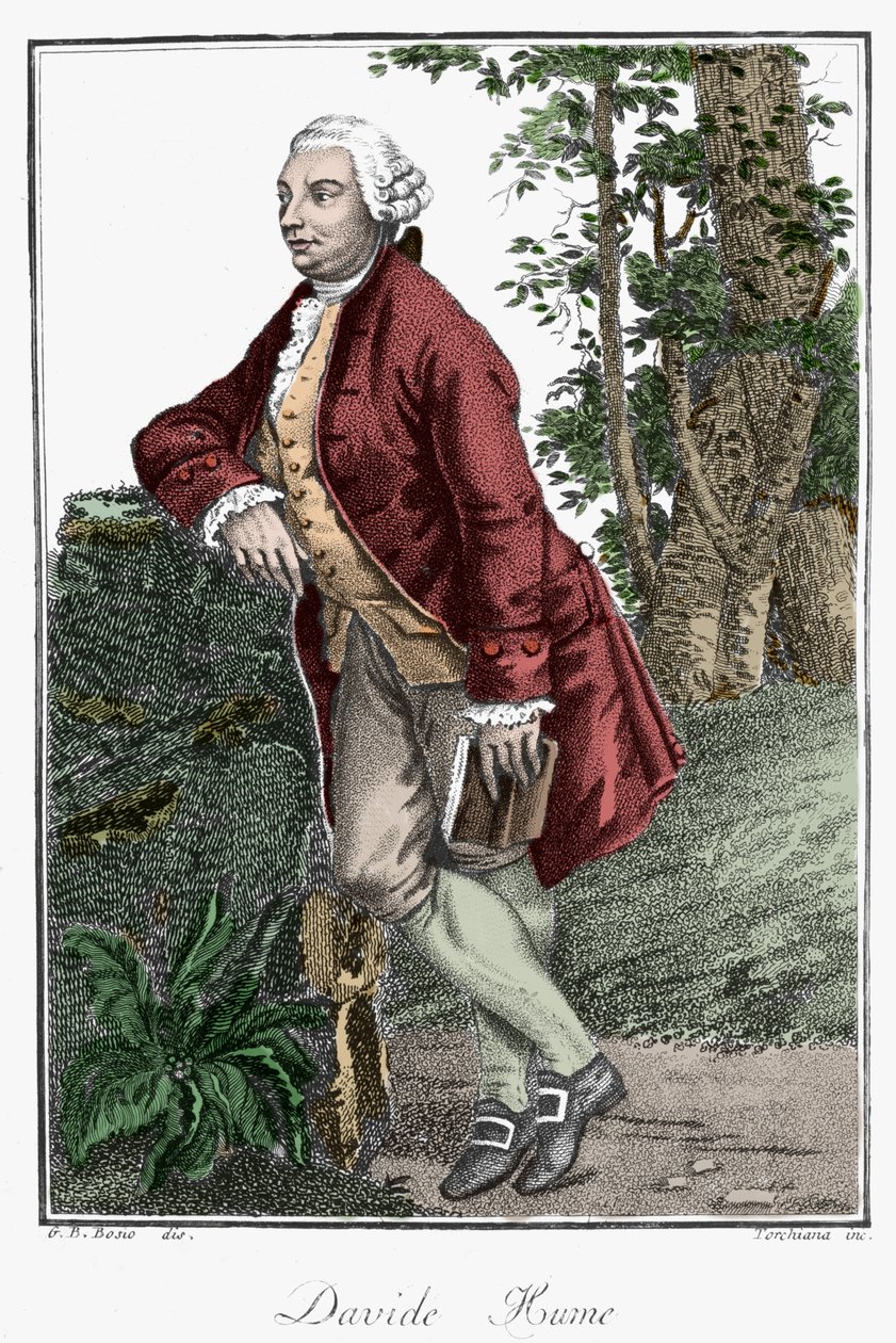 Portrett av David Hume, skotsk filosof (1711-1776). av Unknown artist
