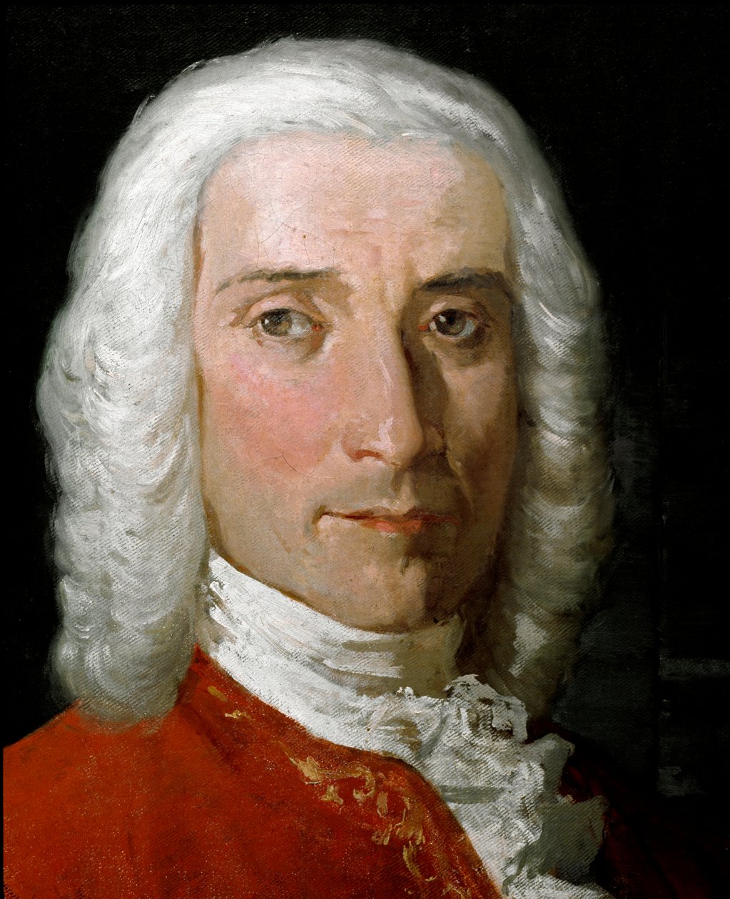 Portrett av Domenico scarlatti (1685-1757), italiensk komponist. Anonymt maleri fra 1700-tallet. Napoli, San Pietro og Majella musikkonservatorium. av Unknown artist