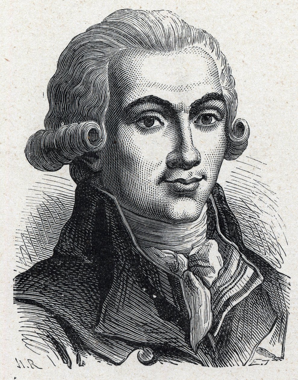 Portrett av Elie Guadet (1758-1794), fransk revolusjonær. av Unknown artist