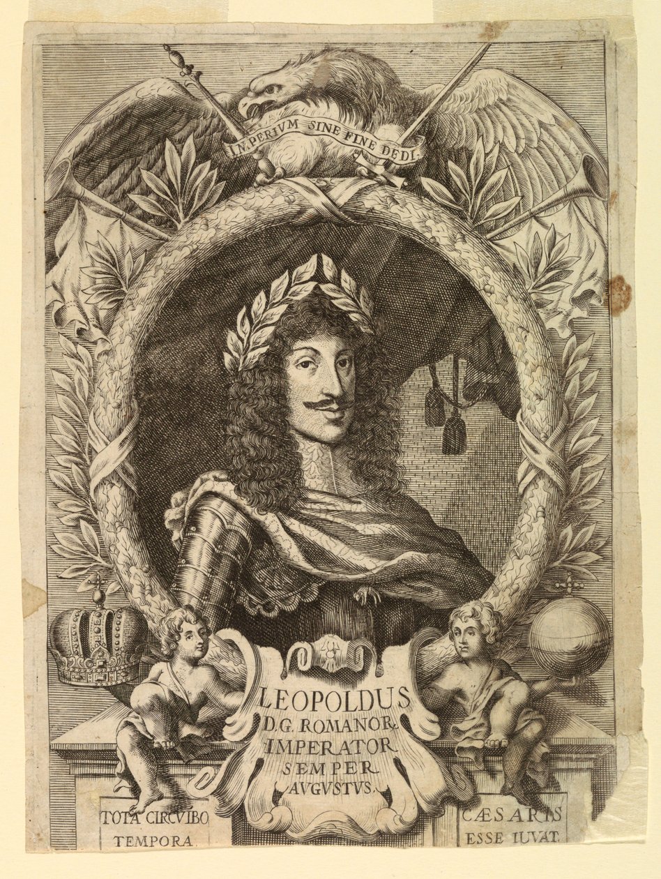 Portrett av keiser Leopold I (1640-1705) av Unknown artist