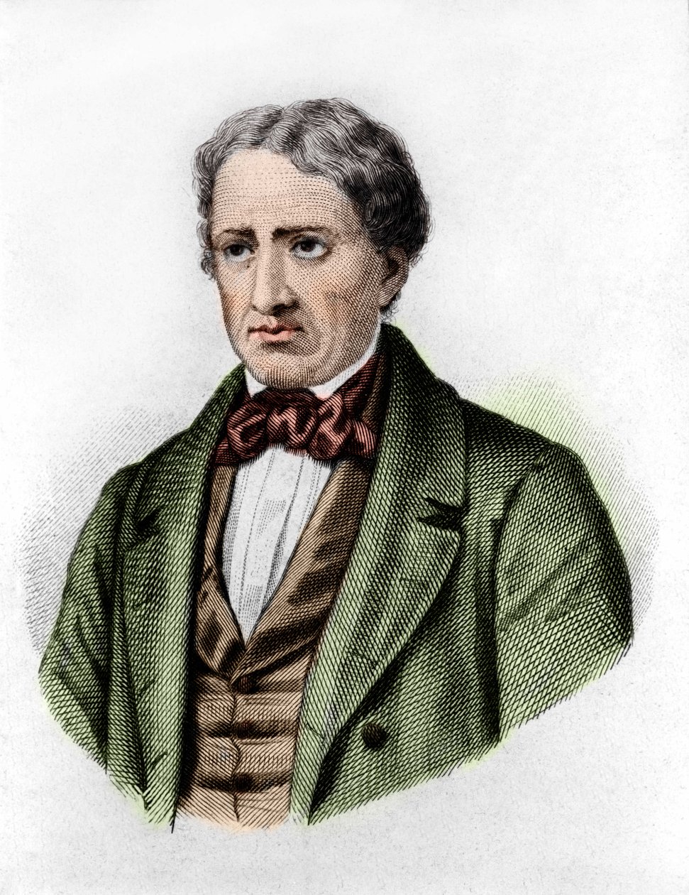 Portrett av Filippo (Philippe) Buonarroti (1761-1837). tilknyttet Illuminés (Illuminati) i Bayern av Unknown artist