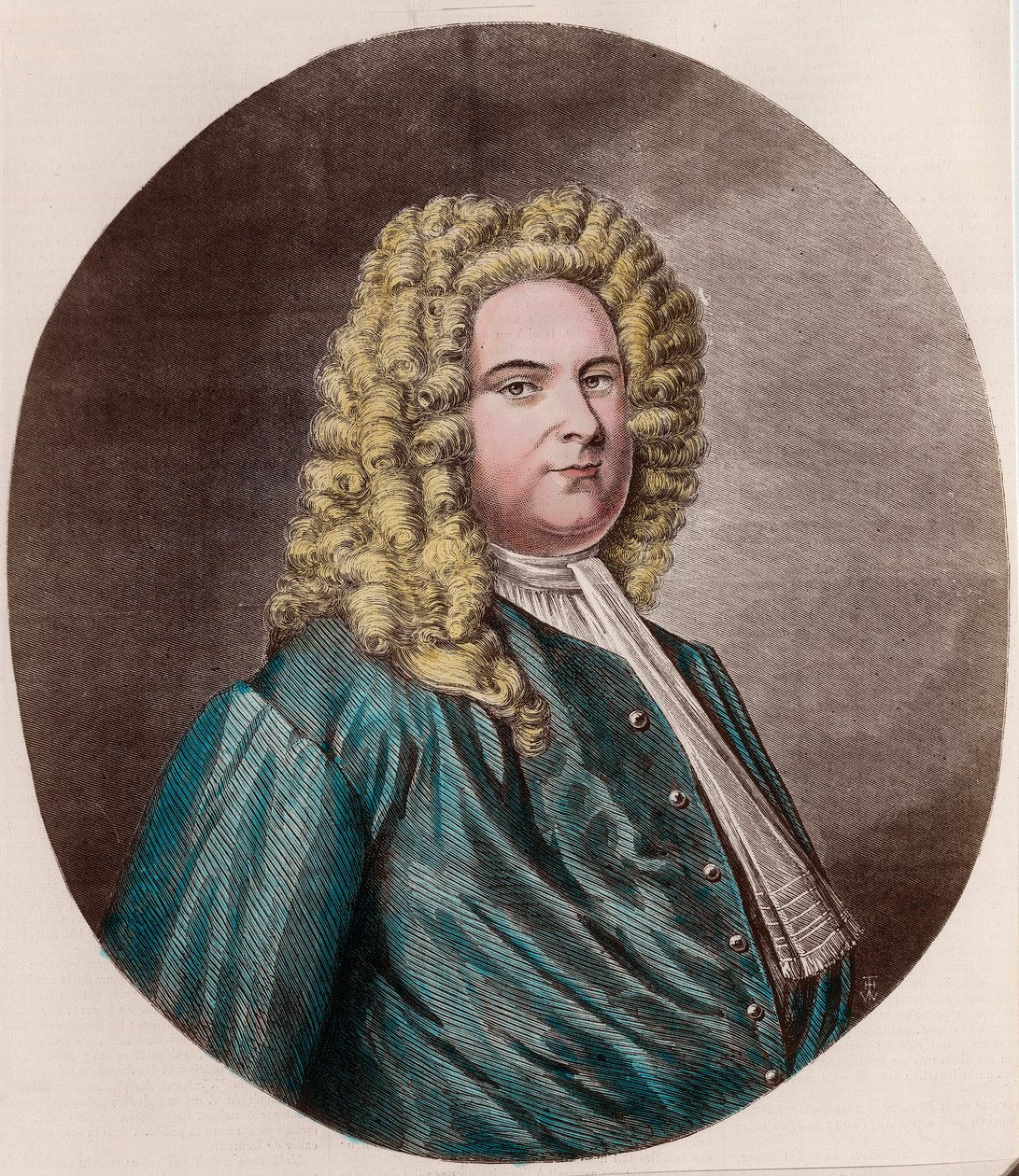Portrett av Friedrich Handel av Unknown artist