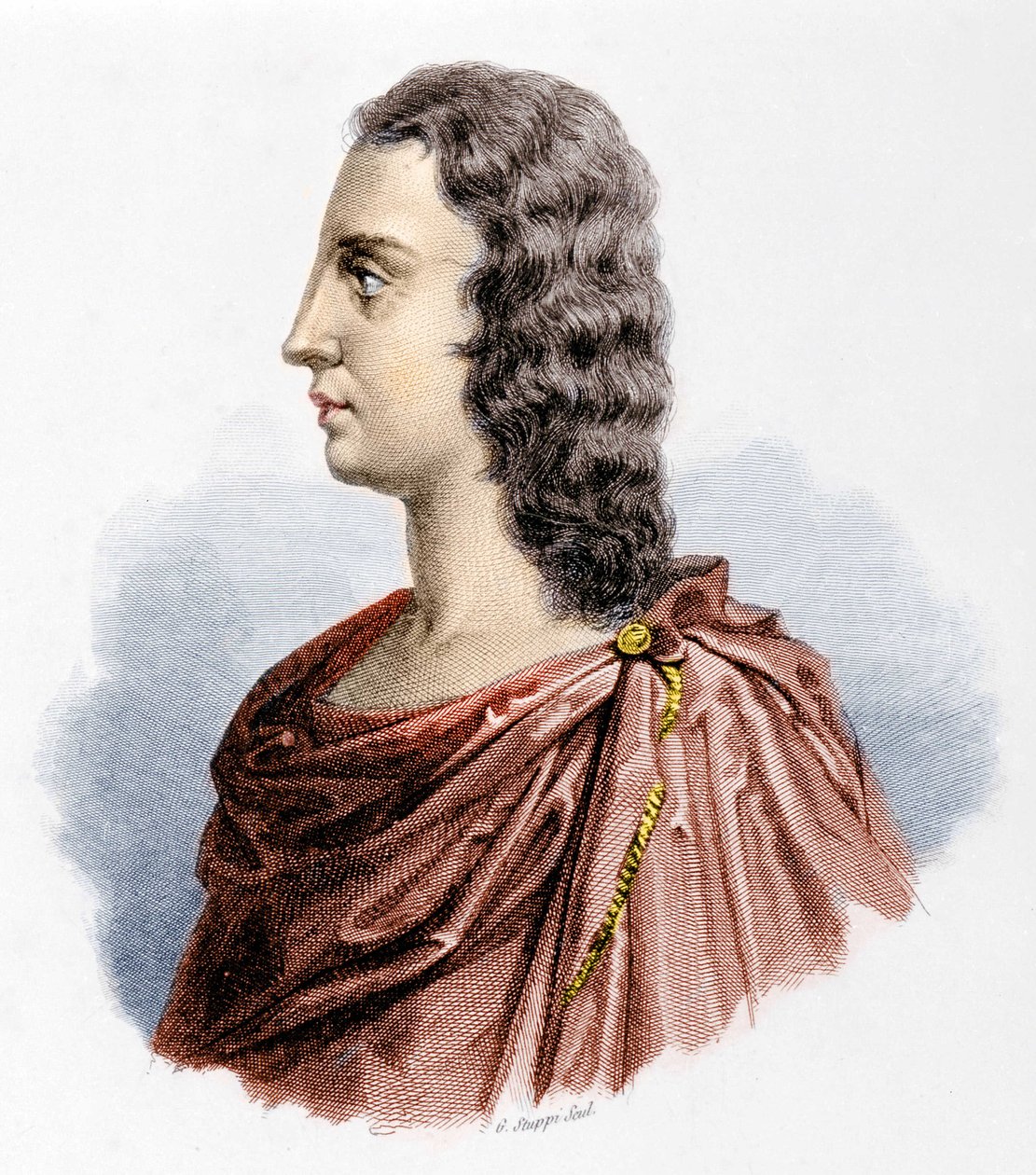 Portrett av Gaetano Majorano dit Caffarelli (1710 -1783). av Unknown artist