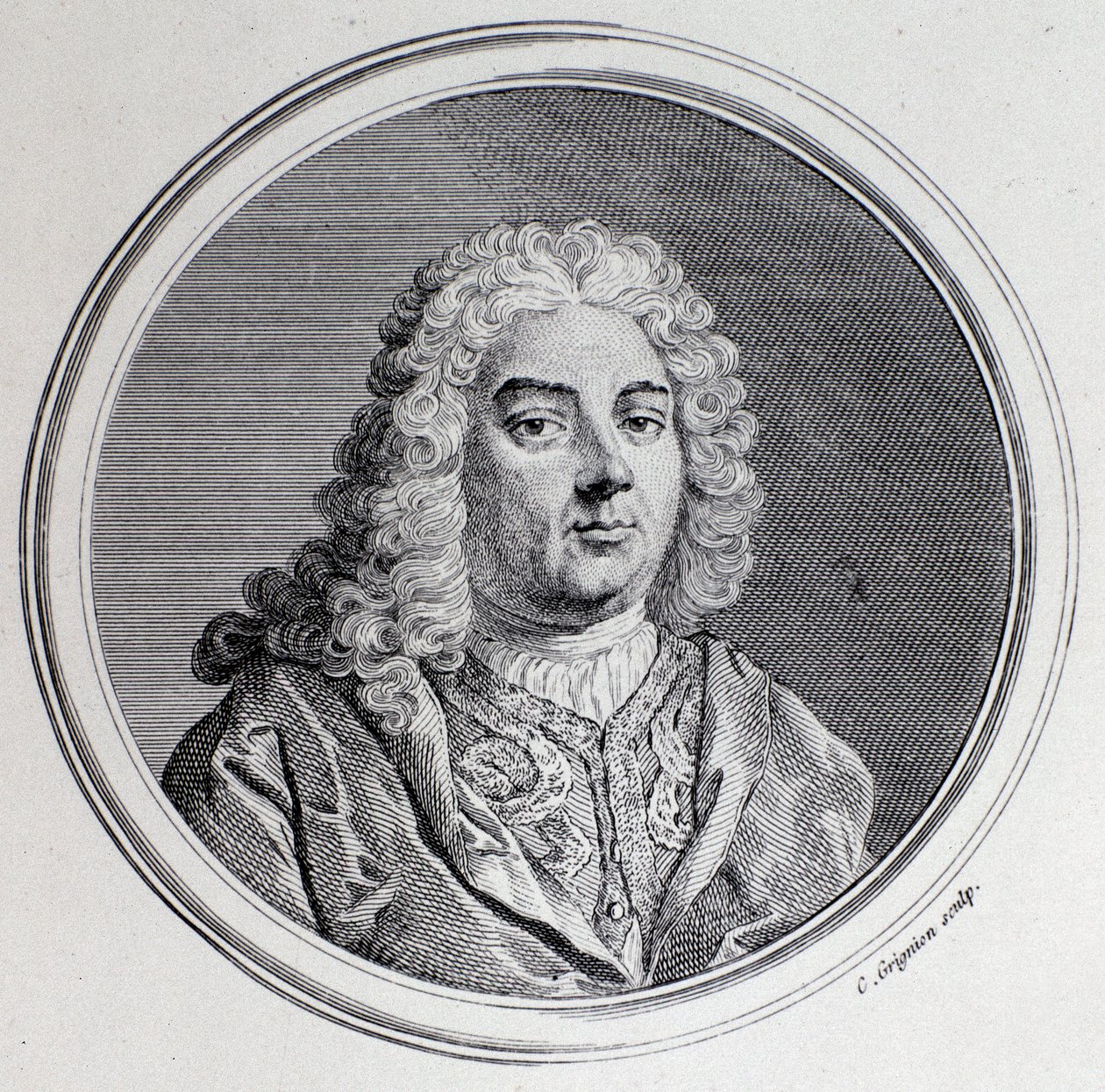 Portrett av Georg Friedrich Handel (gravering) av Unknown artist