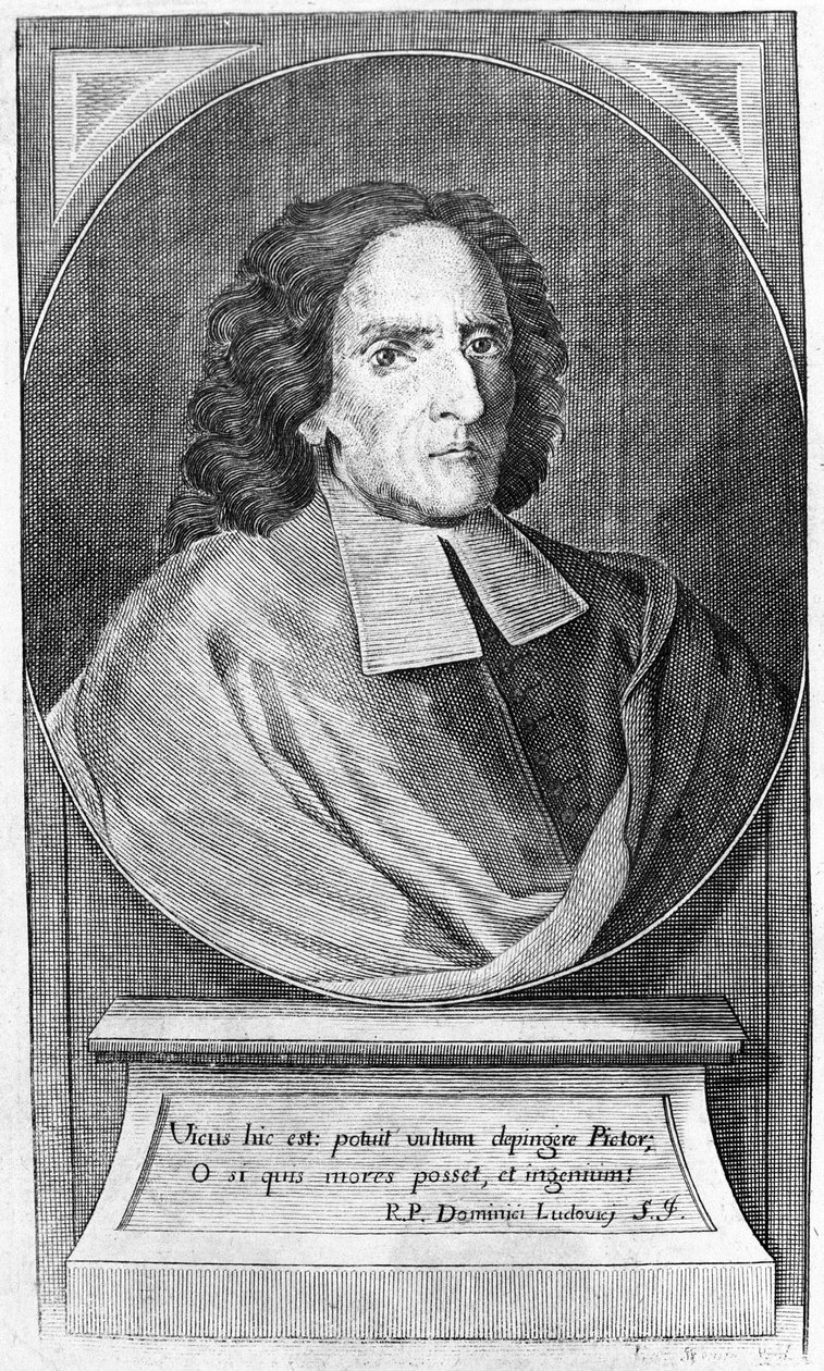 Portrett av Giambattista Vico (1668-1744), historiker, jurist og filosof Italia. Også kalt Giovanni, Gian Battista, Jean Baptiste eller Jean-Baptiste. Gravering fra 1700-tallet av Unknown artist