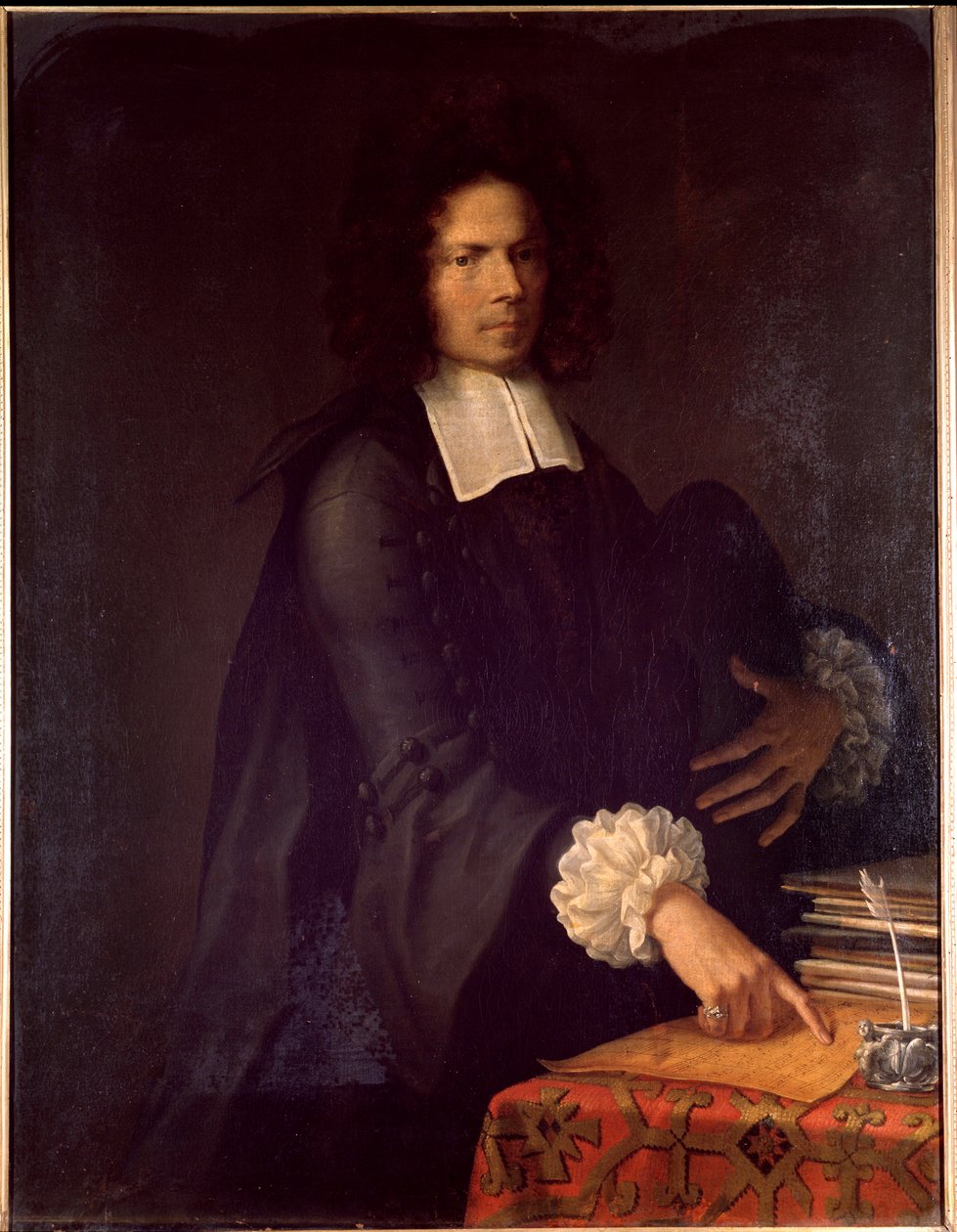 Portrett av Giovanni Paolo Colonna, italiensk komponist og organist (maleri av Unknown artist