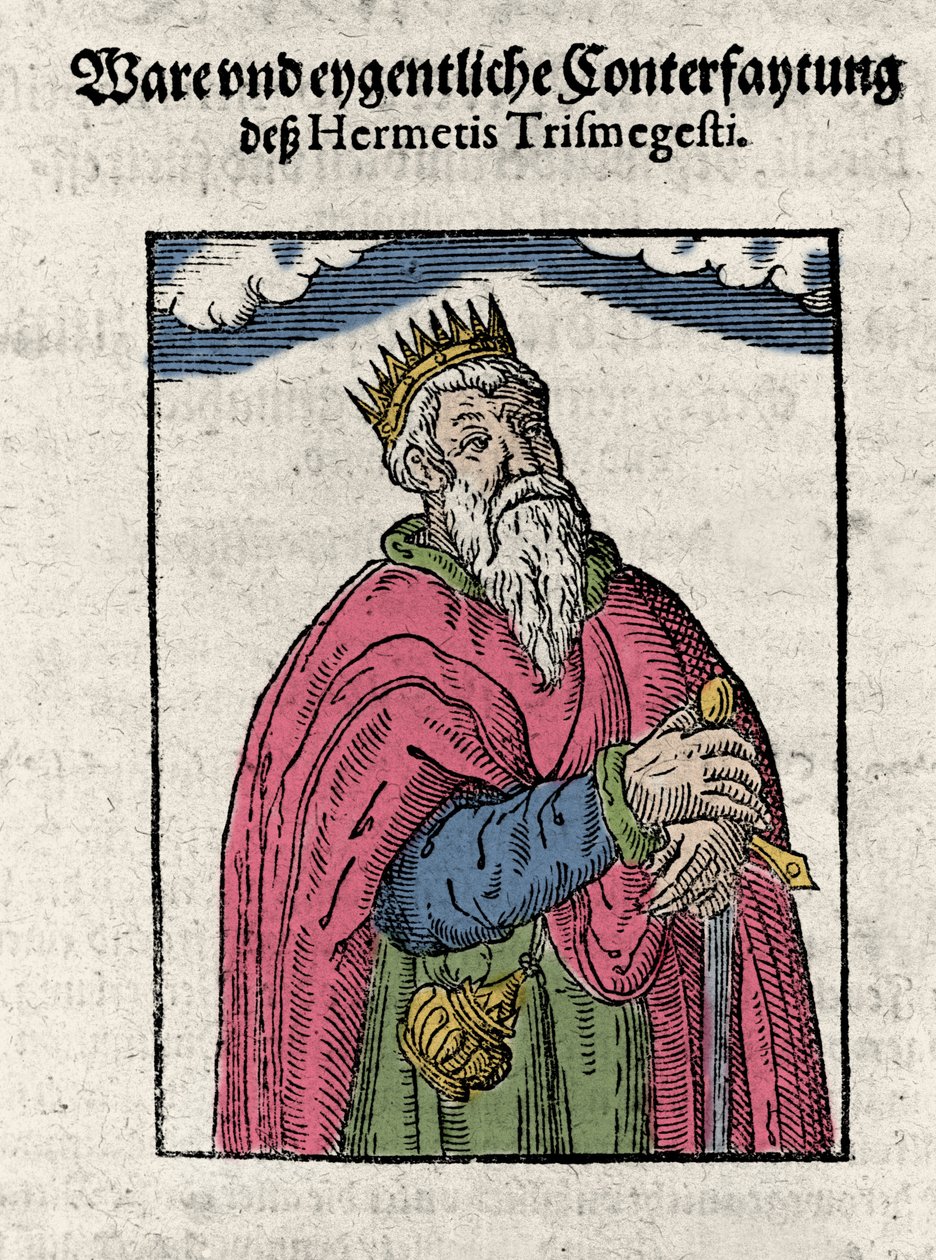 Portrett av Hermes Trimegiste (Trismegistus), astrolog, av Unknown artist