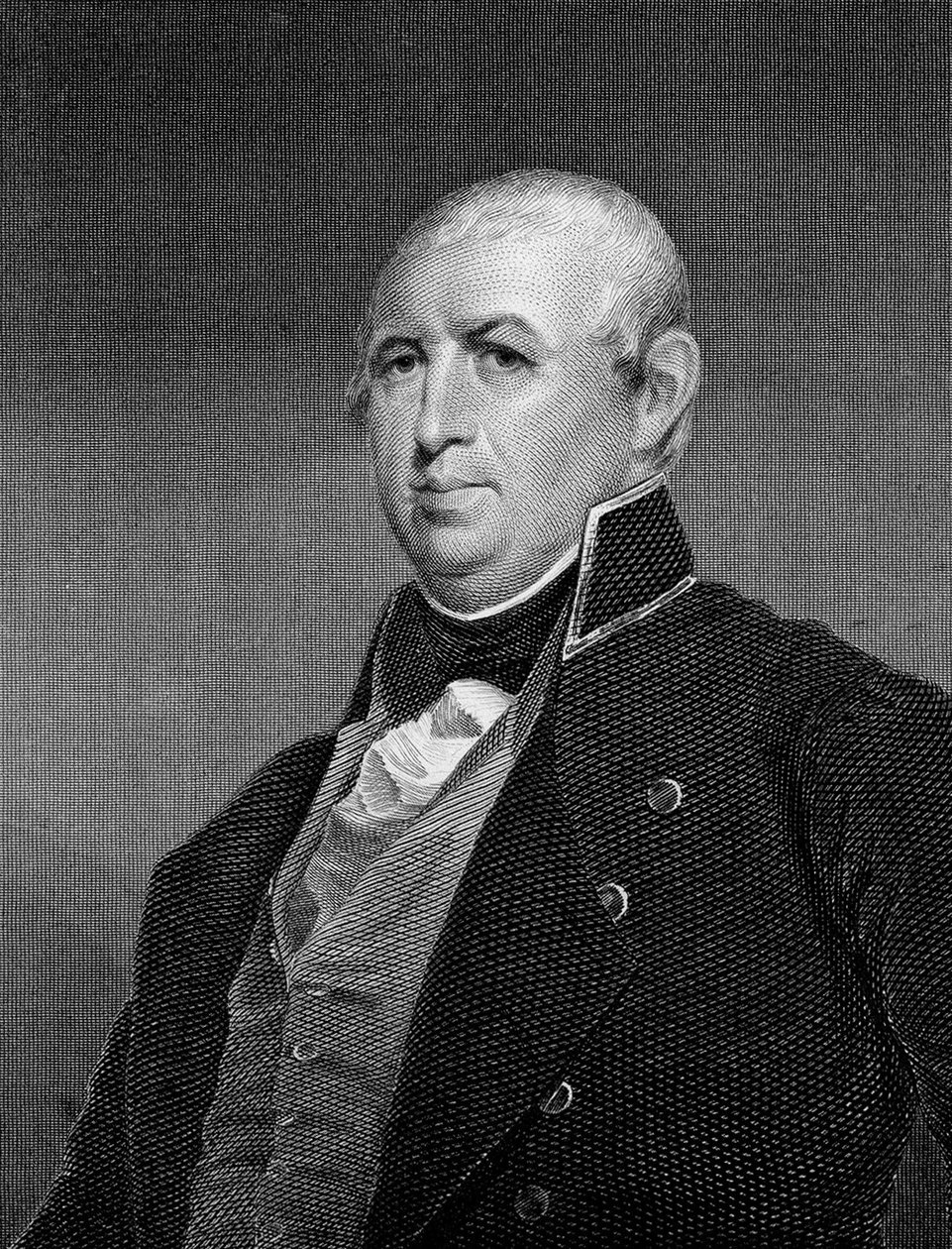 Portrait of Isaac Shelby (1750-1826) American soldier and pioneer. av Unknown artist